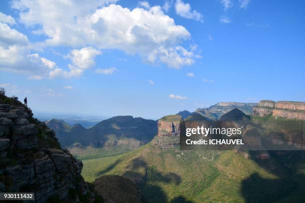 the three rondavels south africa - blyde river canyon stock pictures, royalty-free photos & images