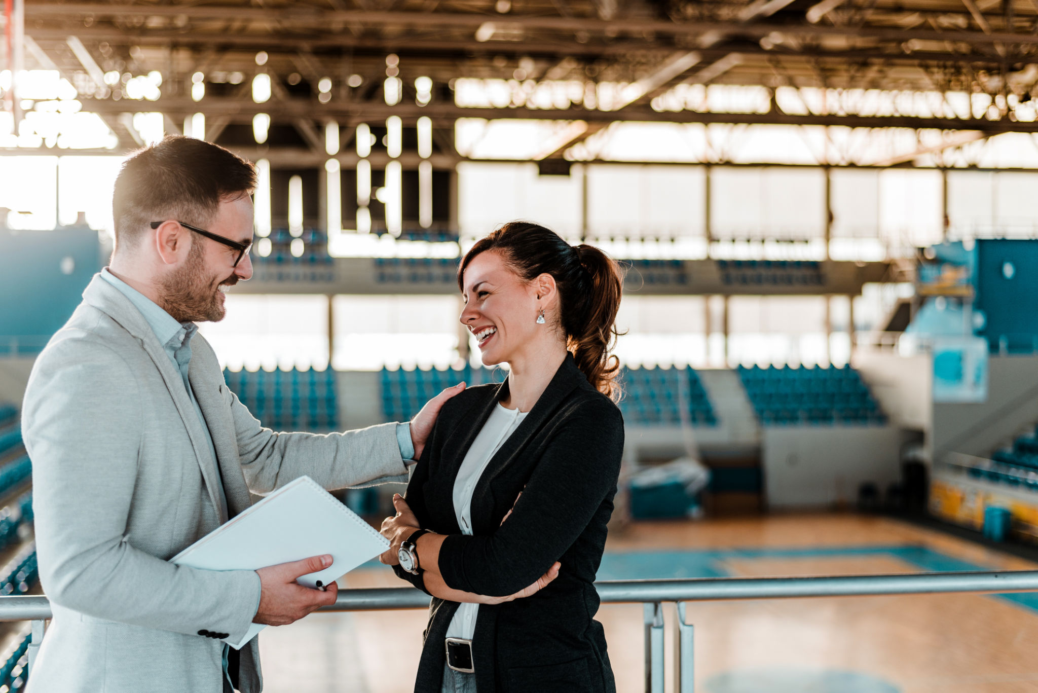 coach meeting client