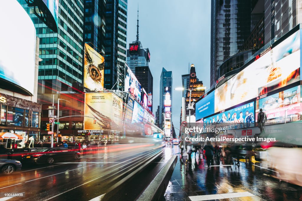 Times Square at Dusk, Manhattan, New York