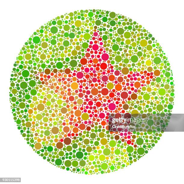 color blindness test for children - colour blindness test image stock illustrations