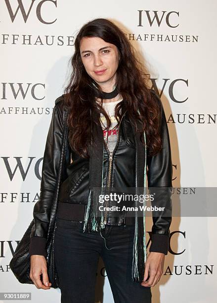 Actress Shiva Rose attends IWC Michael Muller Watch Collection Launch Party at Milk Studios on November 11, 2009 in Hollywood, California.