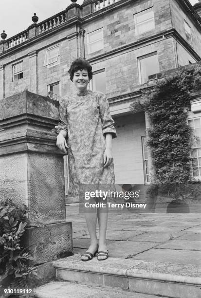 British leader of Scientology Jane Kember at Saint Hill Manor, headquarters of Scientology, East Grinstead, Sussex, 27th July 1968.