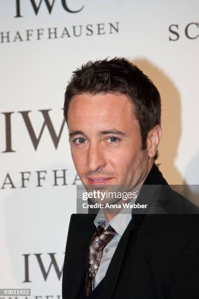 Actor Alex O'Loughlin attends IWC Michael Muller Watch Collection Launch Party at Milk Studios on November 11, 2009 in Hollywood, California.