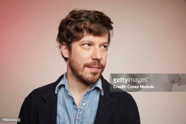 Actor John Gallagher Jr. From the film "Sadie" poses for a portrait in the Getty Images Portrait Studio Powered by Pizza Hut at the 2018 SXSW Film...