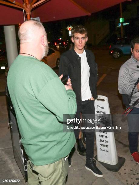 Presley Gerber is seen on March 09, 2018 in Los Angeles, California.