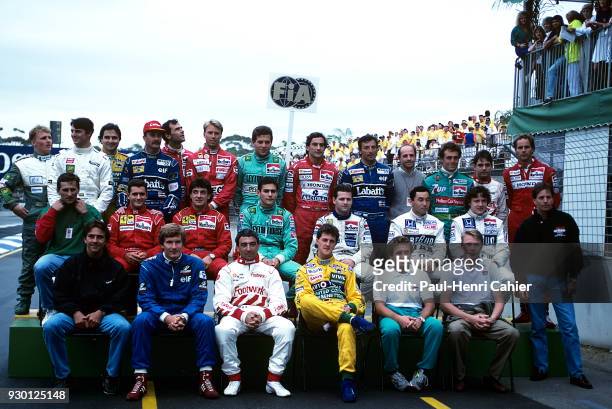 Ayrton Senna, Gerghard Berger, Nigel Mansell, Ricardo Patrese, Martin Brundle, Michele Alboreto, Stefan Johansson, Mika Hakkinen, Johnny Herbert,...