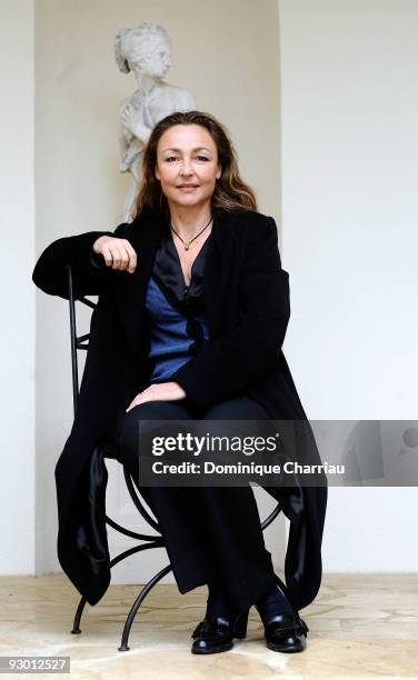 Actress Catherine Frot attends a photocall for the movie "Le Vilain" during the Sarlat Film Festival on November 12, 2009 in Sarlat-la-Caneda, France.