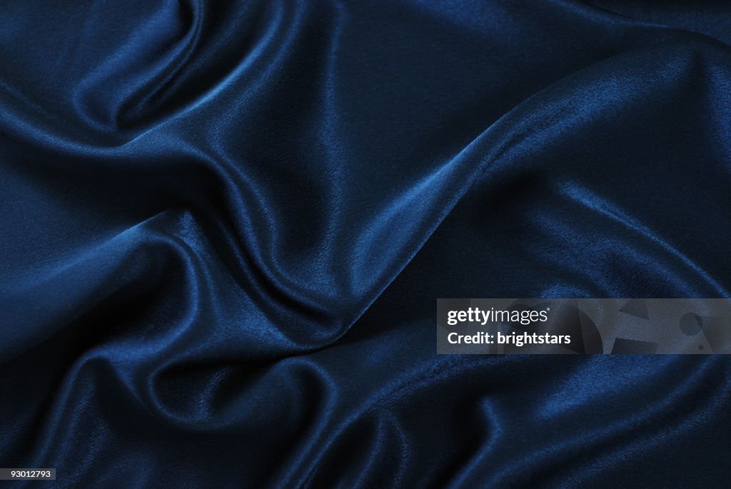 Blue satin