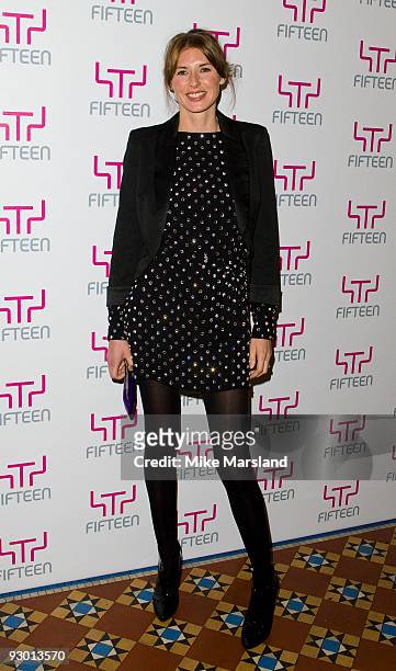 Jools Oliver attends A Big Night Out With Fifteen at Shoreditch Town Hall on November 12, 2009 in London, England.