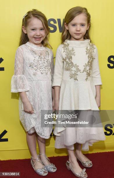 The Price girls attend the premiere of Galveston at the Paramount Theatre on March 10, 2018 in Austin, Texas.