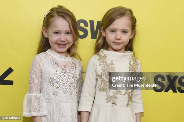 The Price girls attend the premiere of Galveston at the Paramount Theatre on March 10, 2018 in Austin, Texas.