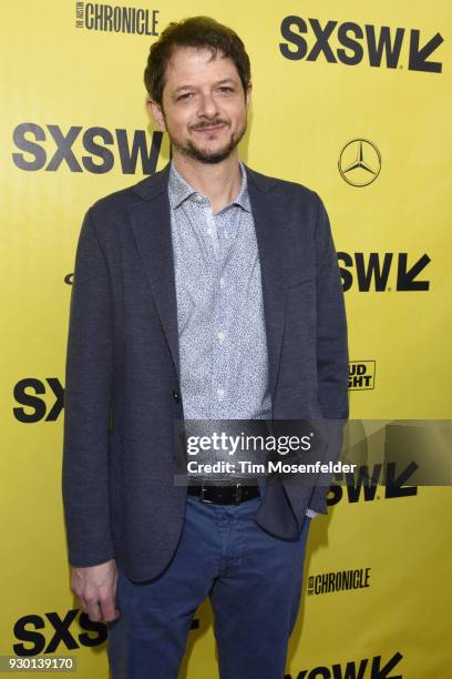 Produce Tyler Davidson attends the premiere of Galveston at the Paramount Theatre on March 10, 2018 in Austin, Texas.