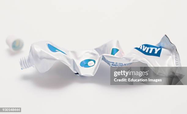 Used Toothpaste Tubes 25 Used Tube Of Toothpaste Stock Photos, High-Res Pictures, and Images ...