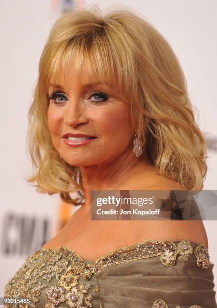 Singer Barbara Mandrell arrives at the 43rd Annual CMA Awards at the Sommet Center on November 11, 2009 in Nashville, Tennessee.