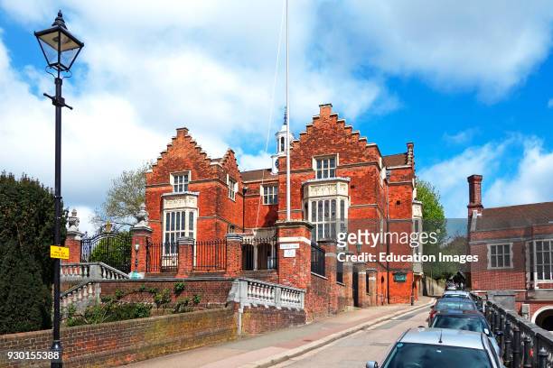 Famous Harrow School Building, Harrow On The Hill, London, England, UK.