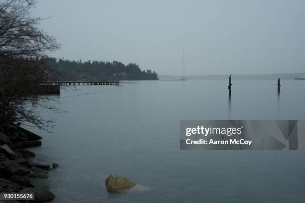 k.v.i beach - vashon island stock pictures, royalty-free photos & images