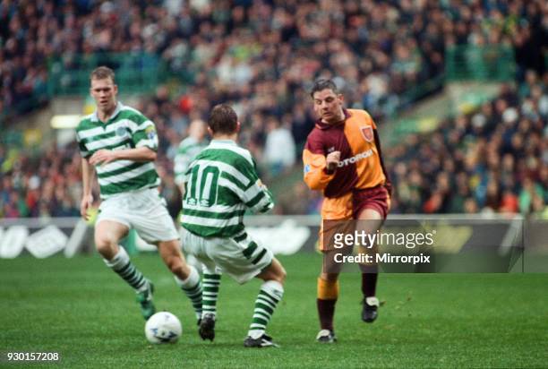 Celtic 1-0 Motherwell, league match at Celtic Park, Saturday 12th October 1996.