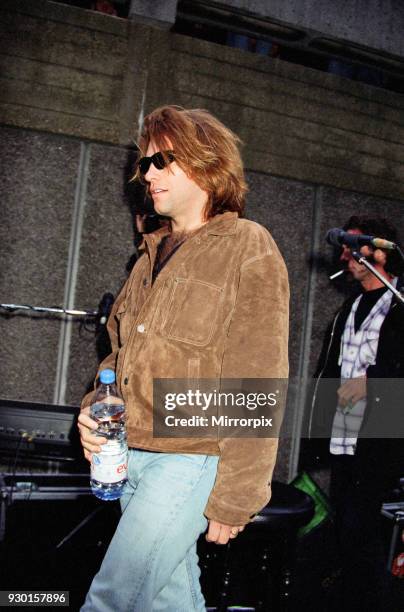 Bon Jovi brought the walkways of London's South Bank to a standstill when they played an impromptu mini-concert outside the Queen Elizabeth Hall,...