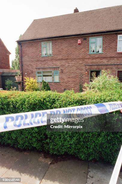 Crime Scene, Ewe Lamb Lane, Bramcote, Stapleford, Nottingham, Friday 7th May 1999. In December 1999 Simon Mellor was convicted of murder at...