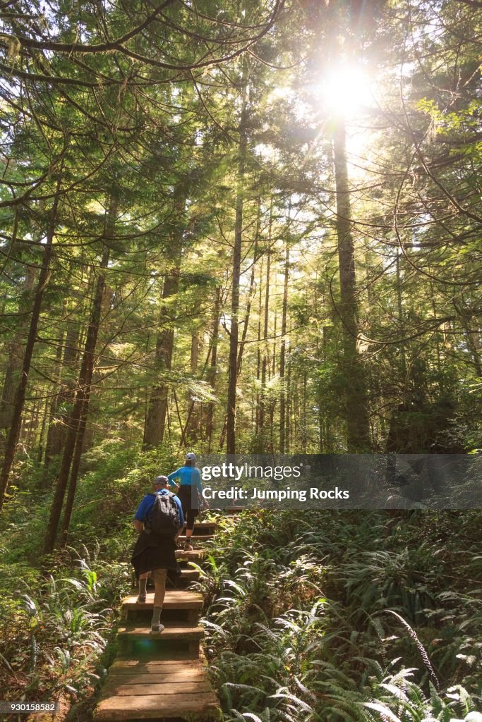 Trail leading to the Westernmost point in the contiguous 48 states, Washington