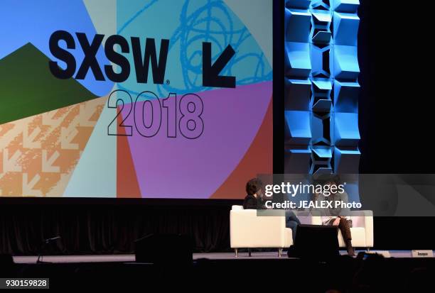 Recode Executive Editor Kara Swisher and CNN chief international correspondent Christiane Amanpour speak onstage at Christiane Amanpour on Sex & Love...