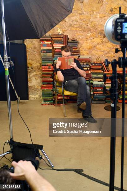Director Matthew Newton from the film "Who We Are Now" poses for a portrait at the Pizza Hut Lounge at the 2018 SXSW Film Festival on March 10, 2018...