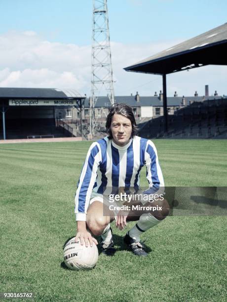 Huddersfield Town footballer Frank Worthington. July 1970.