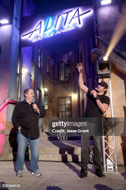 Producer Jon Landau and director Robert Rodriguez attend the SXSW Film Opening Night Party presented by "Alita: Battle Angel" and Troublemaker...