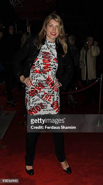 Meredith Ostrum attends the 40th anniversary party of Butler & Wilson at KOKO on November 12, 2009 in London, England.