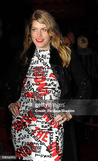 Meredith Ostrum attends the 40th anniversary party of Butler & Wilson at KOKO on November 12, 2009 in London, England.