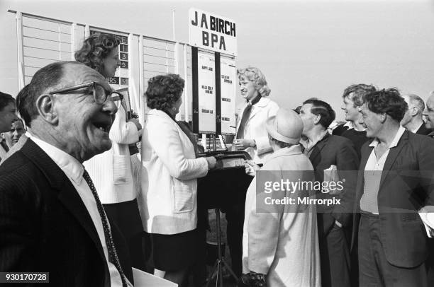 Lady bookmakers at Uttoxeter, 15th June 1967.