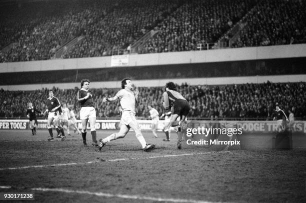 Nottingham Forest 0-1 Dynamo Berlin, European Cup Quarter Final 1st leg match at the City Ground, 5th March 1980. .