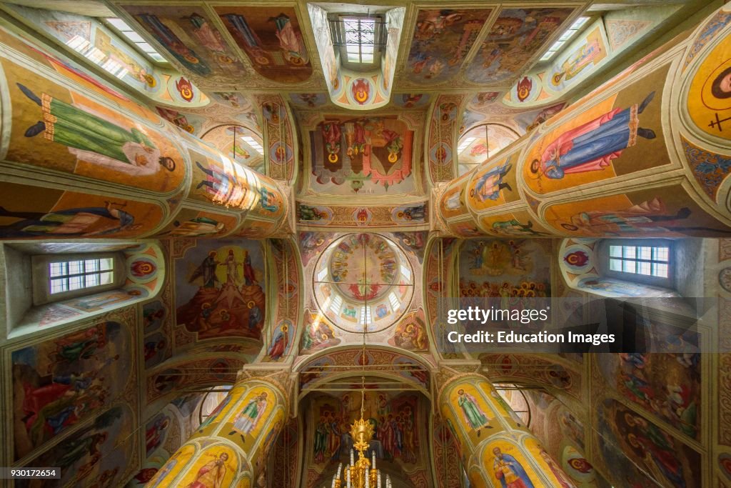 Russia, Kolomna. Interior of the Uspensky cathedral