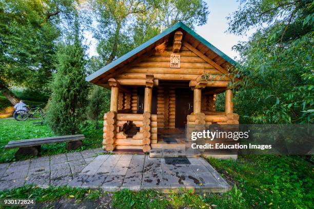 Holy Spring Bely Kolodets, Zaraysk, Moscow region, Russia.