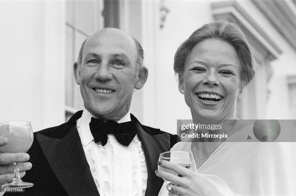 Stirling Moss weds Susie Paine, 1980