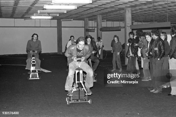 The Barstool Grand Prix The LA Crusers Club, Leicester met in the underground car park of the Woolco Complex near Leicester. The have customised...