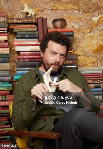 Actor Danny McBride from the film "The Legacy of a Whitetail Deer Hunter" poses for a portrait in the Getty Images Portrait Studio Powered by Pizza...