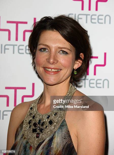 Thomasina Miers attends A Big Night Out With Fifteen in aid of Jamie Oliver's charity to train young chefs on November 12, 2009 in London, England.