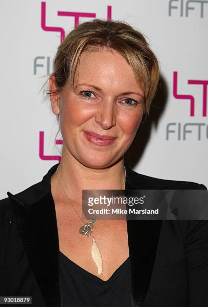 Rachel Allen attends A Big Night Out With Fifteen in aid of Jamie Oliver's charity to train young chefs on November 12, 2009 in London, England.