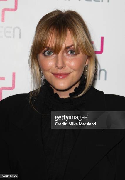 Sophie Dahl attends A Big Night Out With Fifteen in aid of Jamie Oliver's charity to train young chefs on November 12, 2009 in London, England.