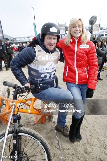 Matthias Steiner and his wife Inge Steiner during the 'Baltic Lights' charity event on March 10, 2018 in Heringsdorf, Germany. The annual event...