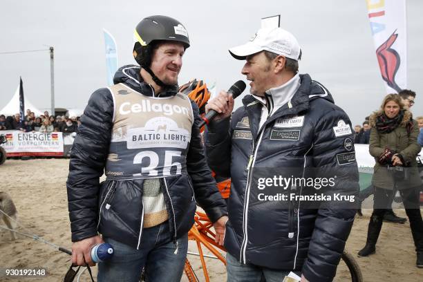 Matthias Steiner and Till Demtroeder during the 'Baltic Lights' charity event on March 10, 2018 in Heringsdorf, Germany. The annual event hosted by...