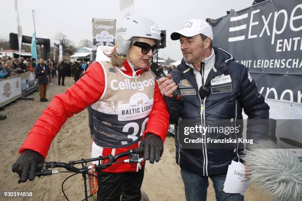 Jutta Speidel and Till Demtroeder during the 'Baltic Lights' charity event on March 10, 2018 in Heringsdorf, Germany. The annual event hosted by...