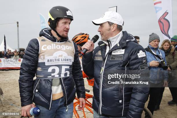 Matthias Steiner and Till Demtroeder during the 'Baltic Lights' charity event on March 10, 2018 in Heringsdorf, Germany. The annual event hosted by...