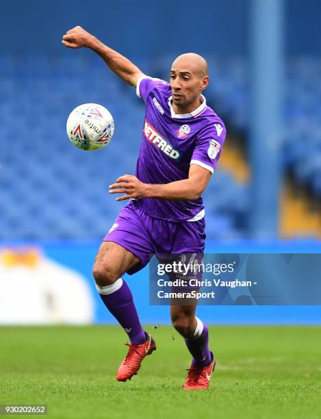 Bolton Wanderers' Karl Henry during the Sky Bet Championship match between Sheffield Wednesday and Bolton Wanderers at Hillsborough on March 10, 2018...