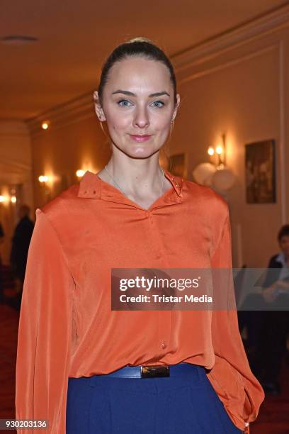 Anne-Catrin Maerzke attends the premiere 'Der Entertainer' on March 10, 2018 in Berlin, Germany.