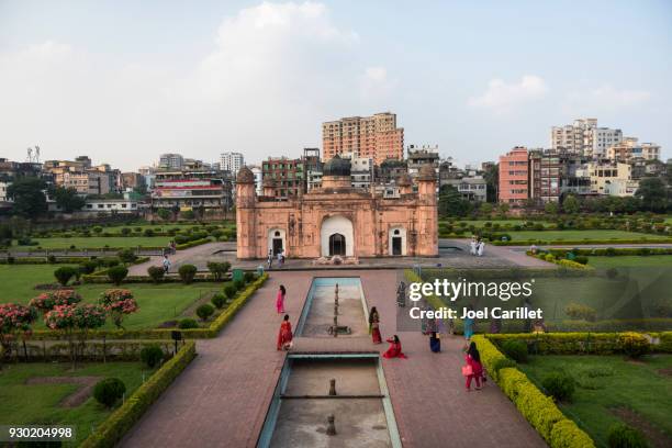 lalbagh fort in dhaka, bangladesh - fort stock pictures, royalty-free photos & images