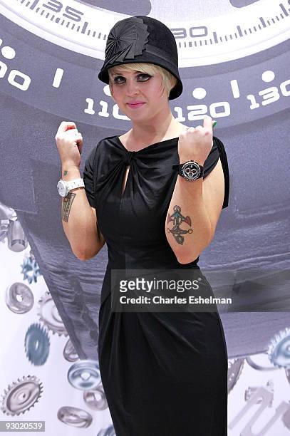 Dancing with the Stars' Kelly Osbourne attends the Swatch Brand re-launch at the Swatch Store Times Square on November 12, 2009 in New York City.