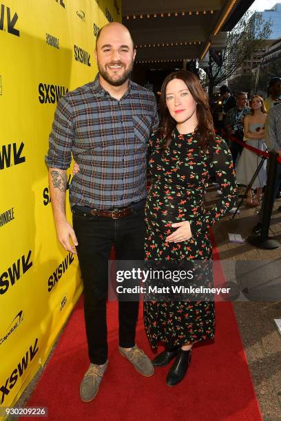 Jordan Horowitz and Julia Hart attends the "Fast Color" Premiere 2018 SXSW Conference and Festivals at Paramount Theatre on March 10, 2018 in Austin,...