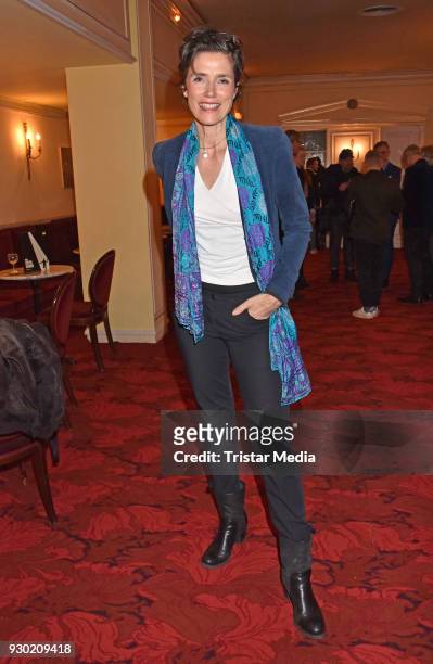 Julia Bremermann attends the premiere 'Der Entertainer' on March 10, 2018 in Berlin, Germany.